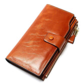 Women's Leather Long Wallet
