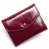 Women's Oil Wax Leather Wallet