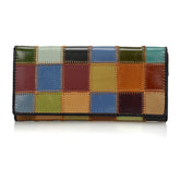 Women's Patchwork Leather Wallet