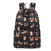 Fox Printed Women's Backpack