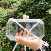 Transparent Acrylic Clutch