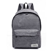 Simple Canvas School Backpacks