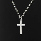 Double Sided Cross Chain Necklace