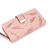 Women's Leaves Patterned Wallet