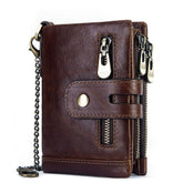 Men's Genuine Cow Leather Wallet