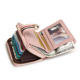 Women's Solid Cow Leather Wallet