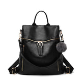 Fashion Style Compact Leather Backpack