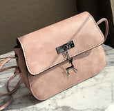 Elegant Crossbody Women's Bag with Deer Pendant