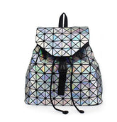 Geometric Style Holographic Mosaic Backpack