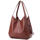 Women's Marble Eco-Leather Tote Bag
