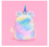 Kawaii Plush Unicorn Backpack