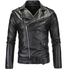 Men's Classic Style Biker Jacket