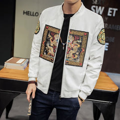 Men's Ethnic Printed Jacket
