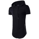 Men's Hooded Cotton Sport T-Shirt