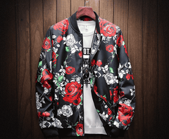 Men's Flower Patterned Jacket