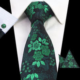 Elegant Floral Patterned Tie For Men