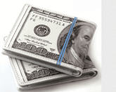 Dollar Printed Wallet for Men