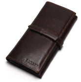 Men's Genuine Leather Long Wallet