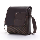 Men's Stylish Leather Shoulder Bag with Adjustable Strap