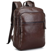Men's Leather Travel Backpack