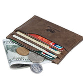 Cowhide Leather Small Wallet