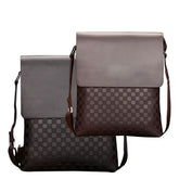 Men's Checked Shoulder Bag
