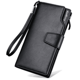 Men's PU Leather Long Wallet