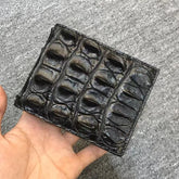 Men's Leather Crocodile Patterned Wallet