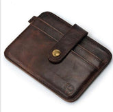 Men's Thin Genuine Leather Wallet