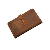 Fashion Large Capacity Men's Genuine Leather Long Wallet