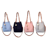 Women's PU Leather Bag with Small Handbag