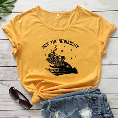Women's Witchy Patterned T-Shirt