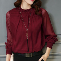 Women's Casual Long Sleeve Blouse