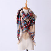 Women's Autumn Plaided Scarf