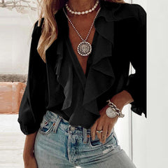 Women's Ruffle Summer Blouse
