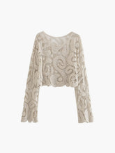 Island Mood Crochet Cover Up Top
