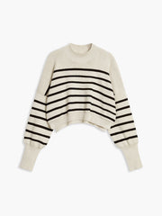 Warm Embrace Stripe Pullover Sweater