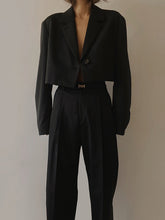 Mind My Business Crop Blazer