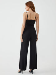 Corset Mesh Cami jumpsuit