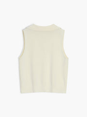 Beloved Metal Button Sweater Vest