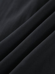 Solid Bow Decor Pleated Midi Dress