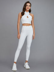 Scalloped Crisscross Corset