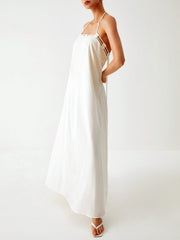 Cotton & Linen Cami Long Dress