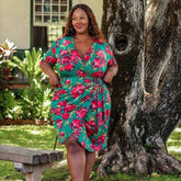 Retro Style Plus Size Women's Dress
