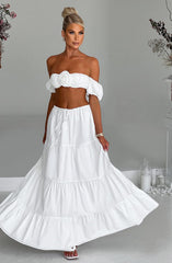 Carmen Maxi Skirt - Ivory