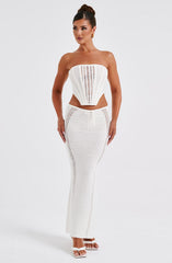 Chayenne Maxi Skirt - White