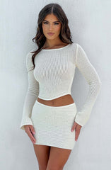 Sabrina Top - White