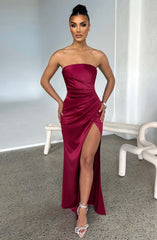 Safiya Maxi Dress - Wine
