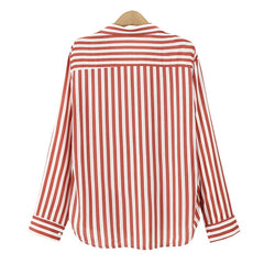 Women's Striped Long Sleeve Shirt