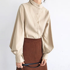 Long Lantern Sleeve Vintage Shirt